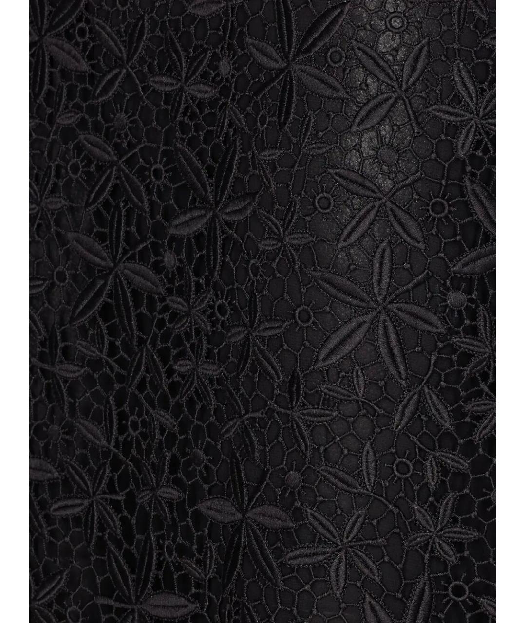 TOTEME Черная полиэстеровая юбка макси, фото 2