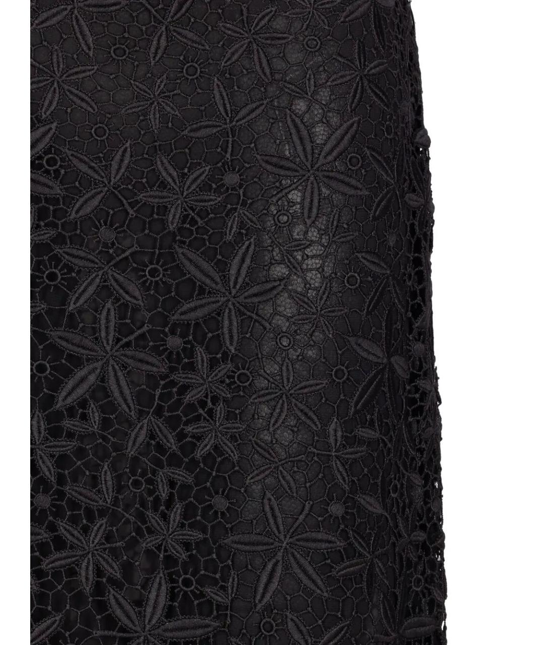TOTEME Черная полиэстеровая юбка макси, фото 3