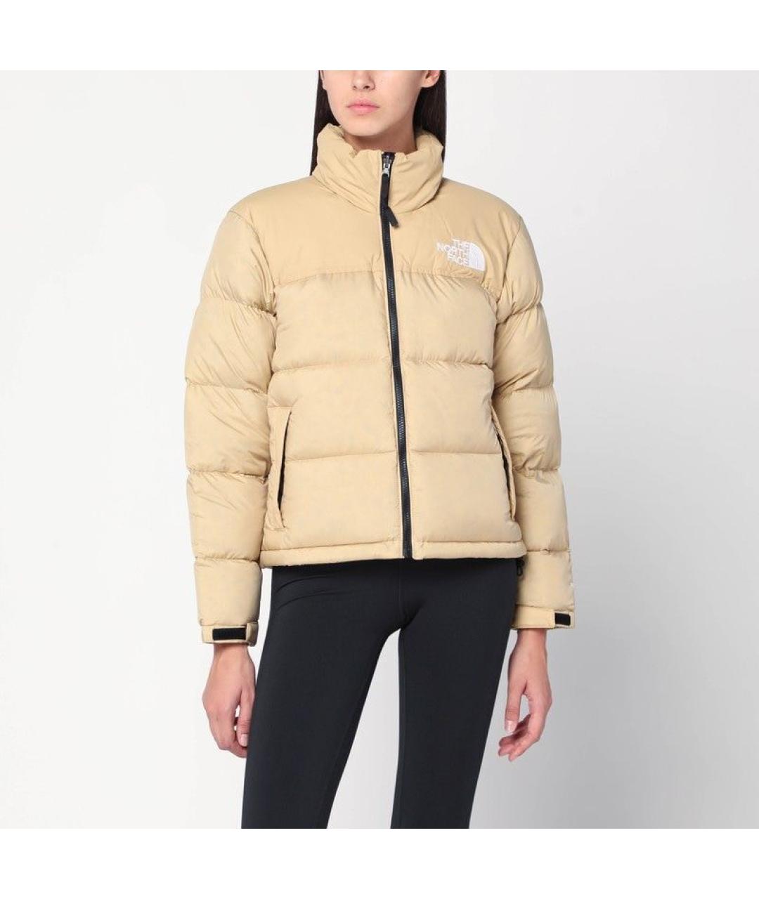 THE NORTH FACE Бежевая полиамидовая куртка, фото 2