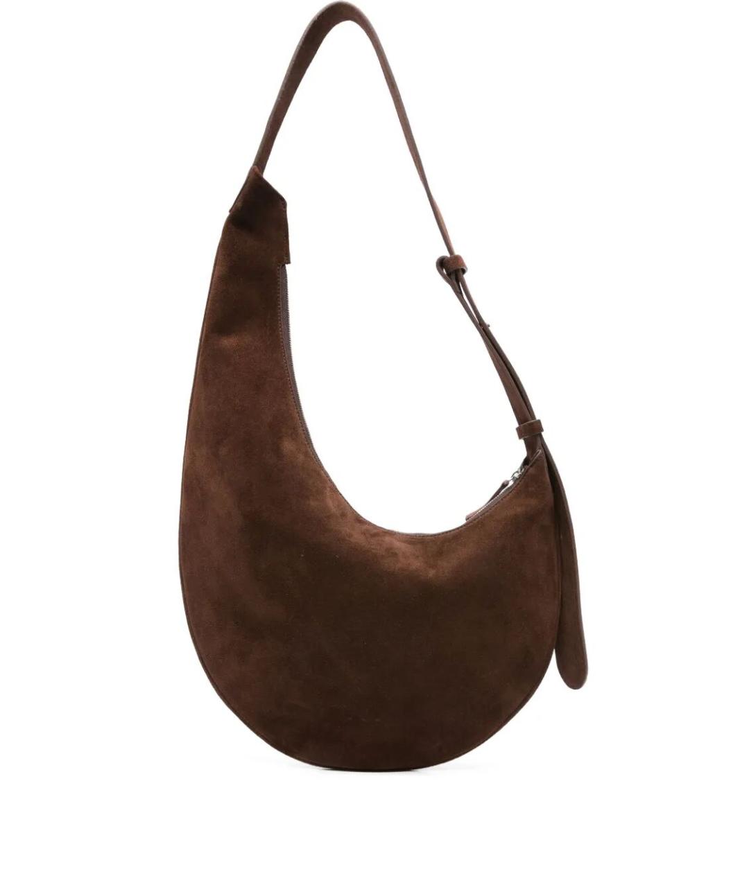 AESTHER EKME Коричневая замшевая сумка через плечо, фото 1
