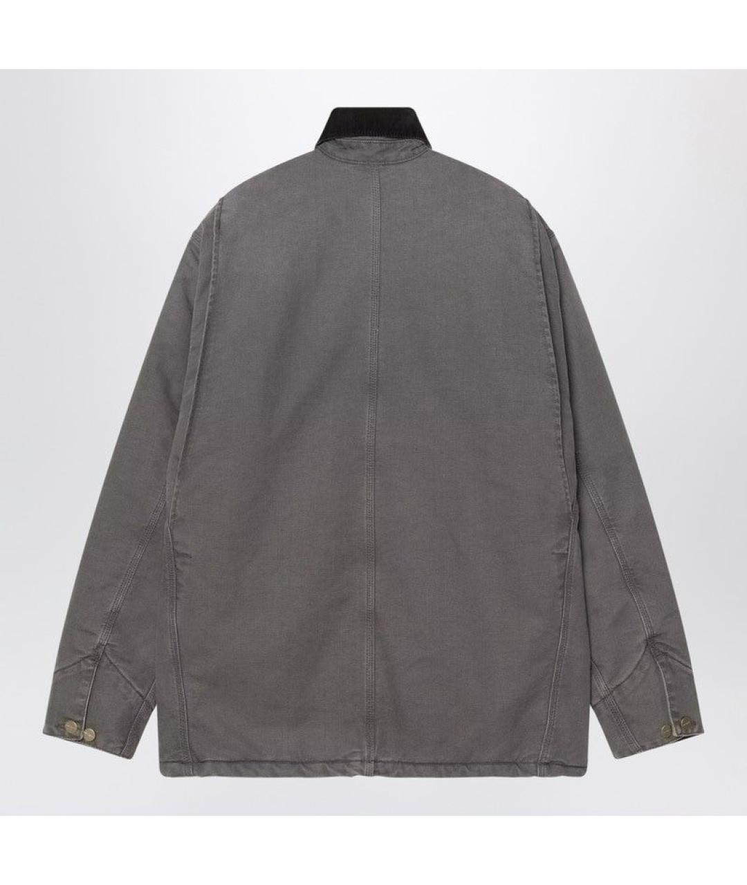 CARHARTT WIP Серая хлопковая куртка, фото 2