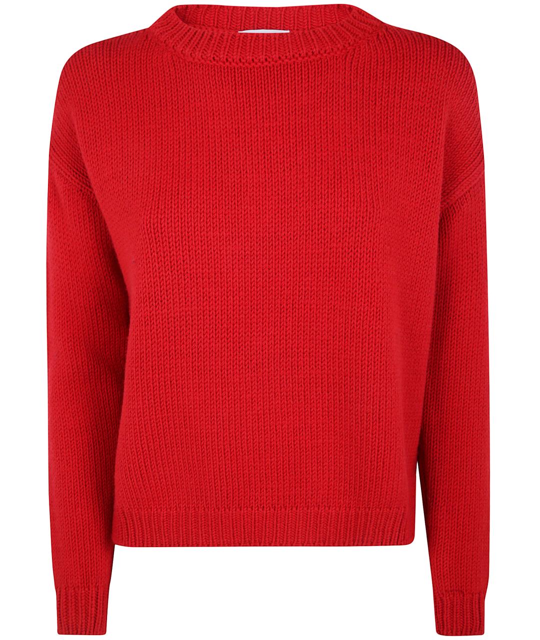 BASE Красный шерстяной джемпер / свитер, фото 1