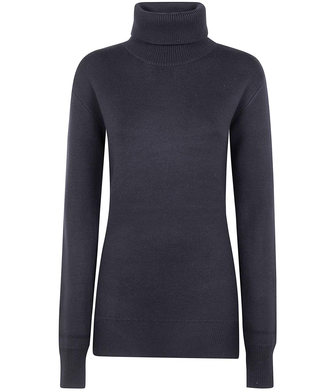 TOTEME Черный шерстяной джемпер / свитер, фото 1