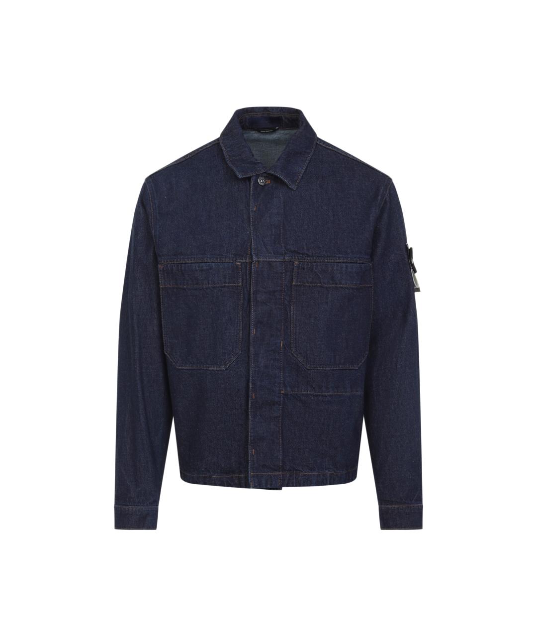 STONE ISLAND Синяя хлопковая куртка, фото 1
