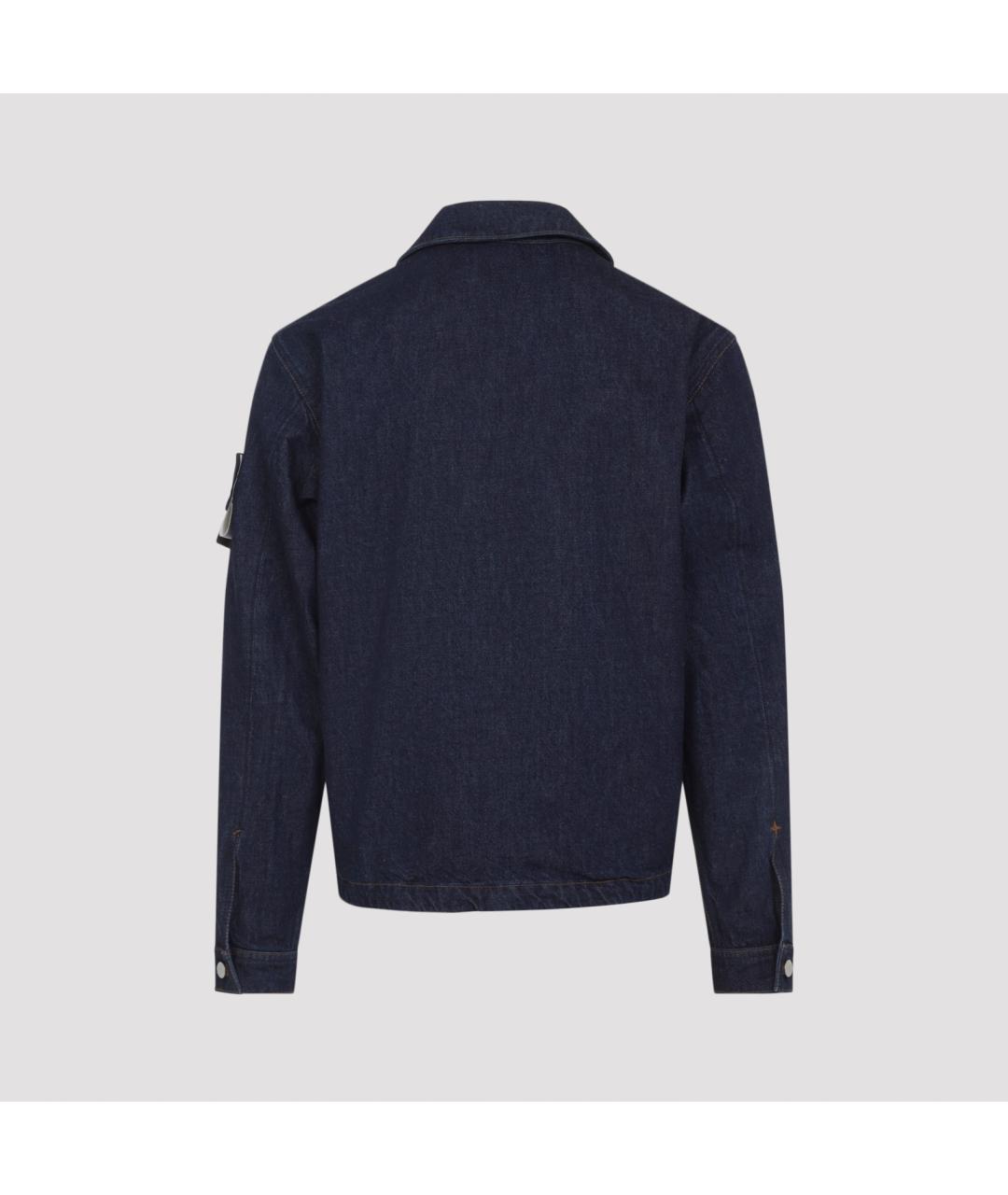 STONE ISLAND Синяя хлопковая куртка, фото 3