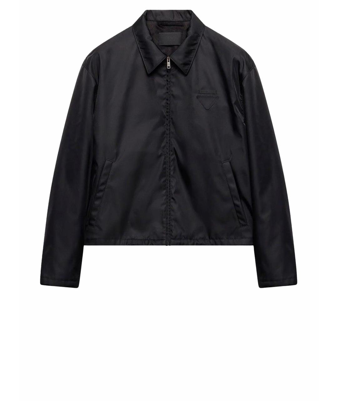 PRADA Черная полиамидовая куртка, фото 1