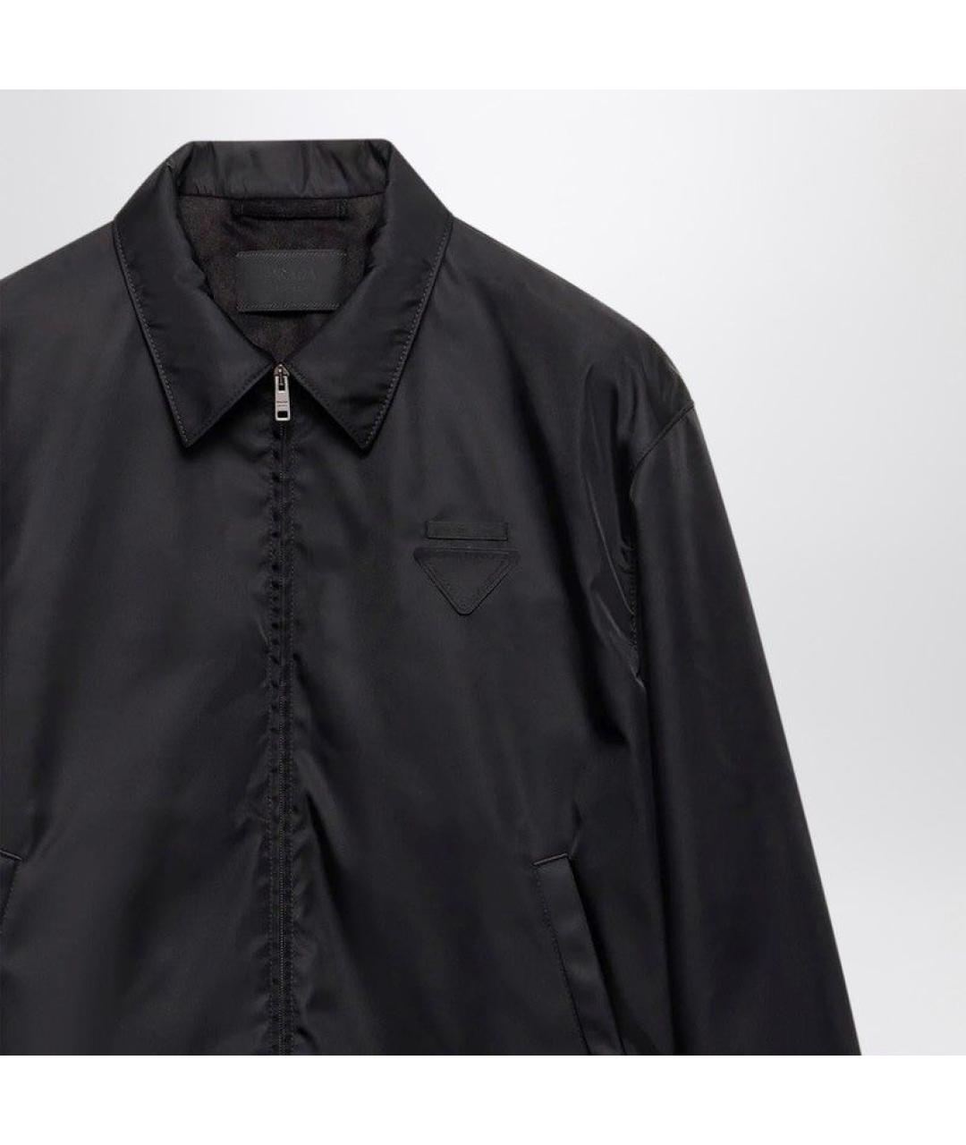 PRADA Черная полиамидовая куртка, фото 2