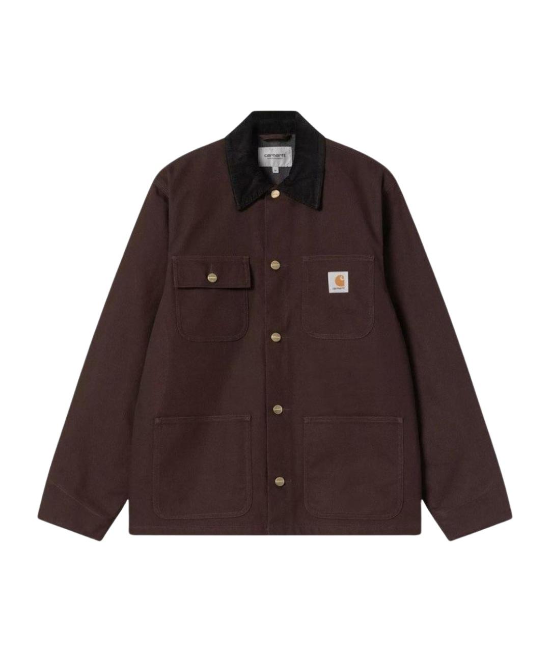 CARHARTT WIP Коричневая полиэстеровая куртка, фото 1