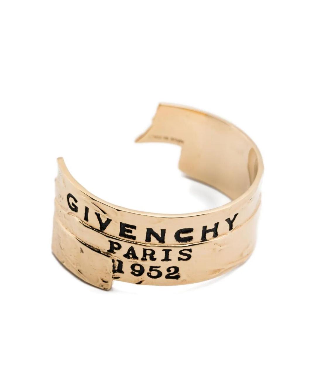 GIVENCHY Золотые латунные серьги, фото 2