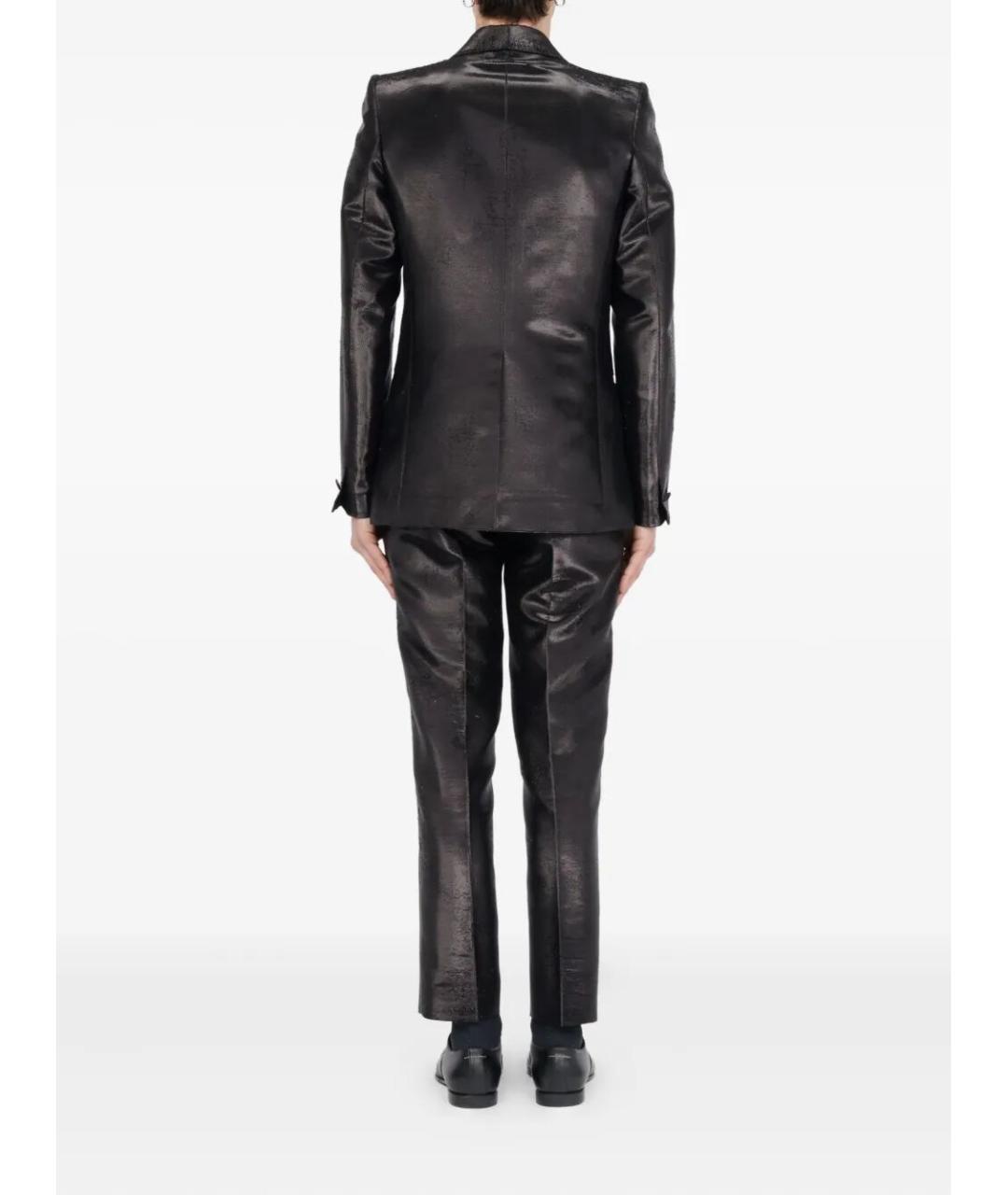 MM6 MAISON MARGIELA Черный полиэстеровый пиджак, фото 4