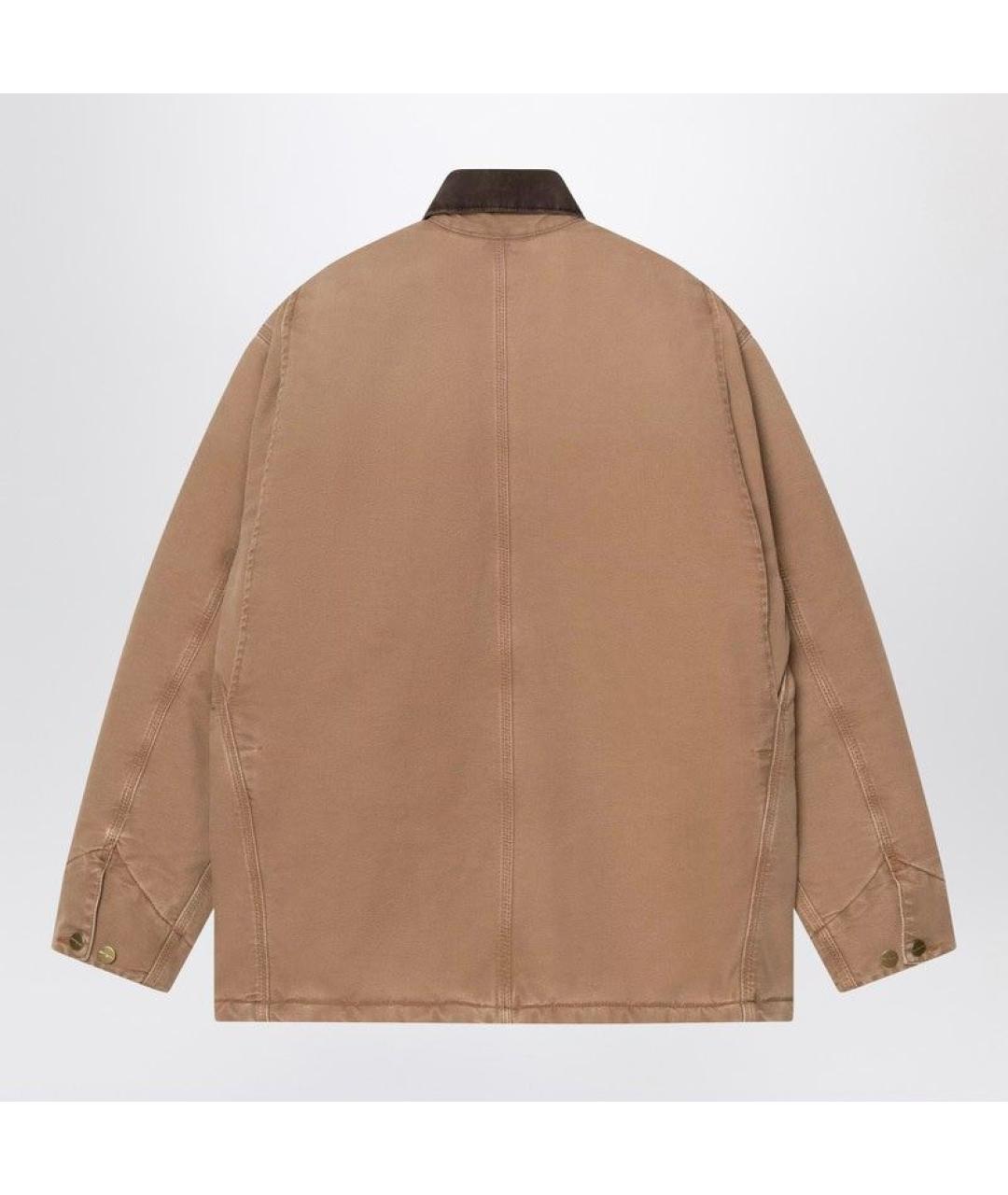 CARHARTT WIP Бежевая хлопковая куртка, фото 2