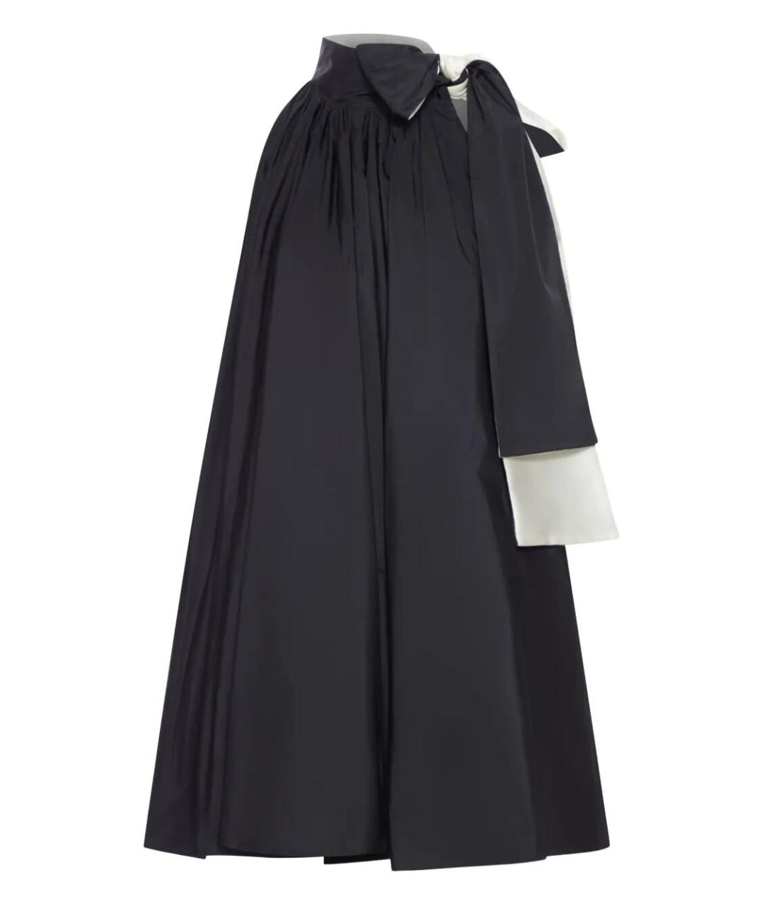 MAX MARA Черное полиэстеровое коктейльное платье, фото 1