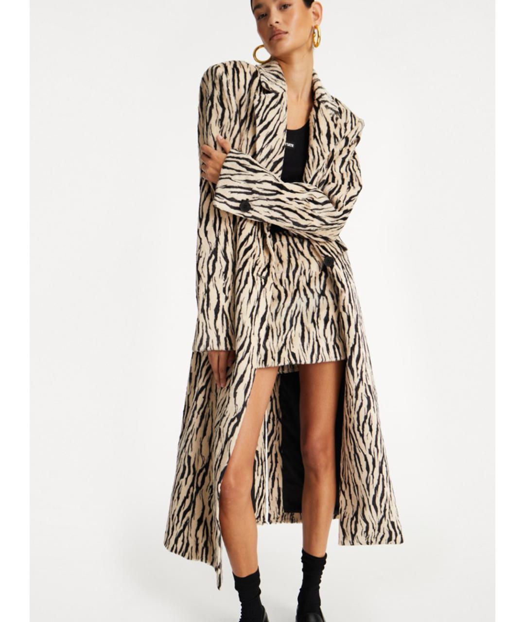 ROTATE Бежевая хлопковая юбка мини, фото 5