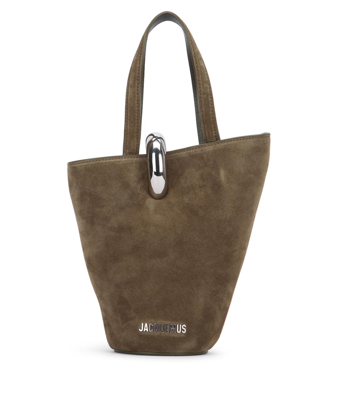 JACQUEMUS Замшевая сумка тоут, фото 1