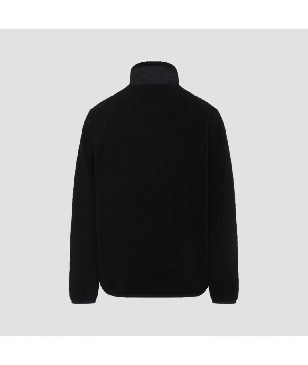 MONCLER Черная полиэстеровая куртка, фото 2