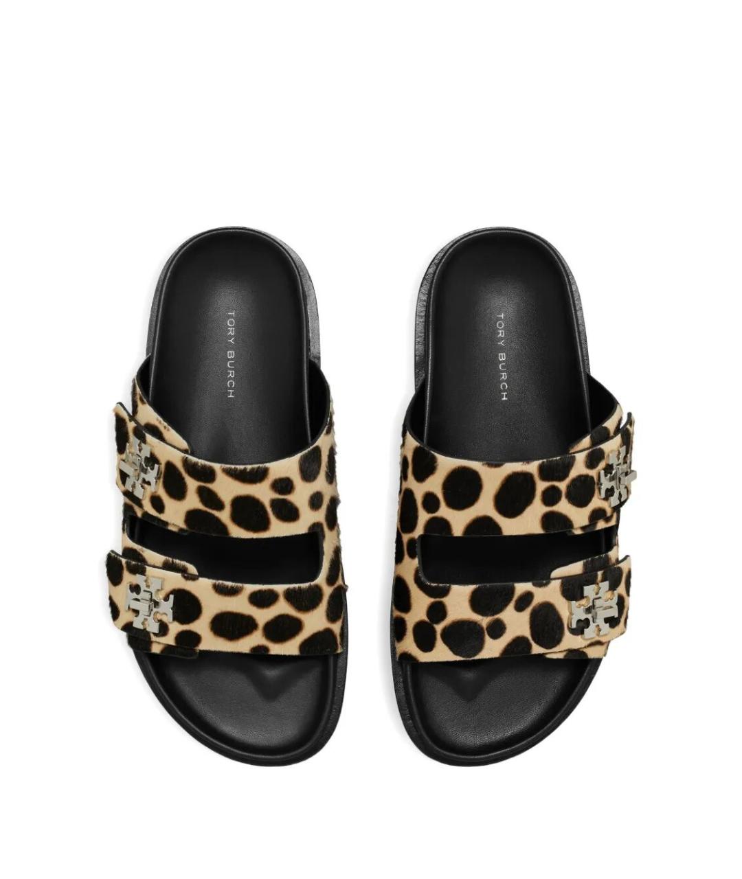 TORY BURCH Мульти кожаные сандалии, фото 4