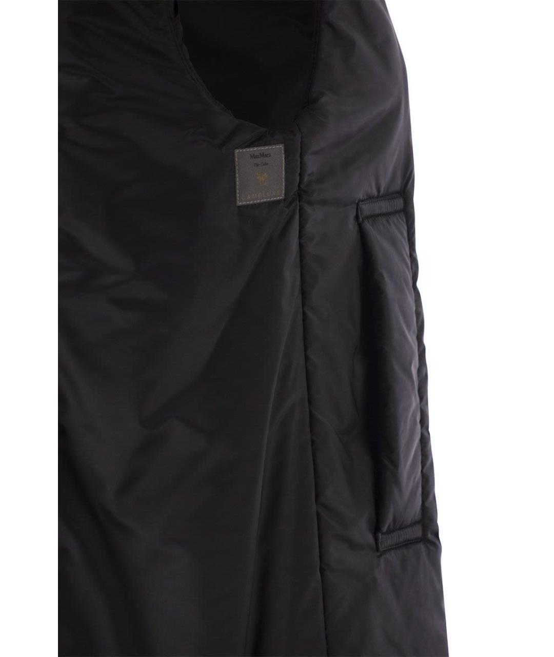 MAX MARA Черный полиэстеровый жилет, фото 4