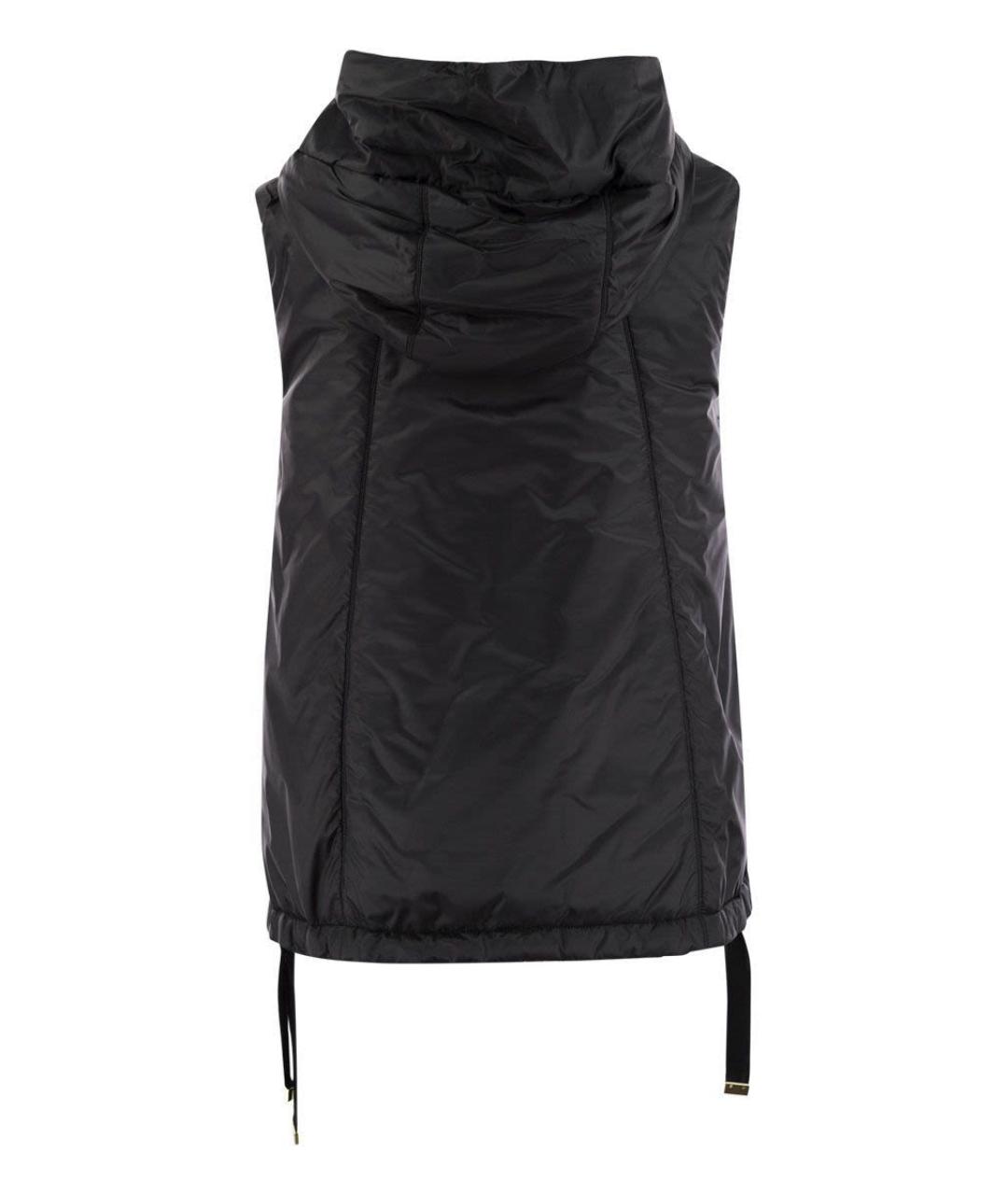 MAX MARA Черный полиэстеровый жилет, фото 2