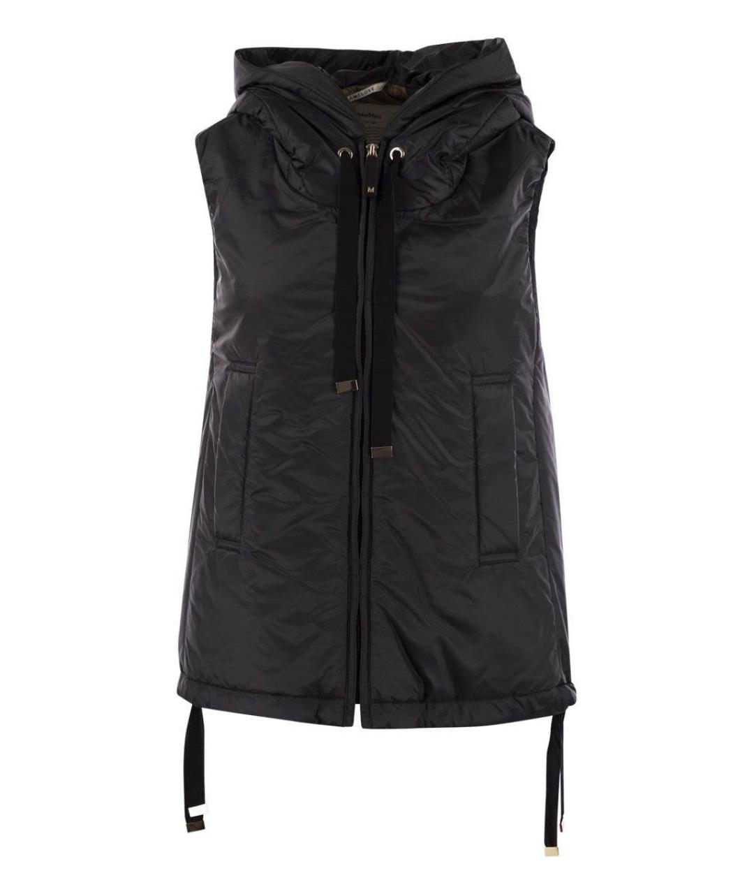 MAX MARA Черный полиэстеровый жилет, фото 1