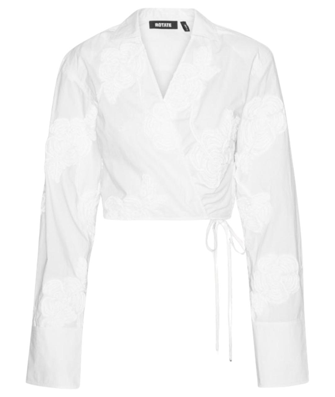 ROTATE Белая хлопковая рубашка, фото 1