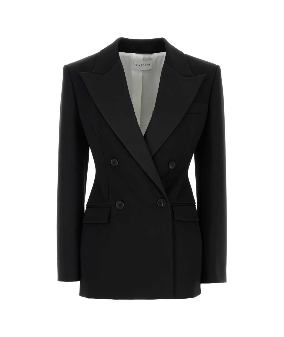 GIVENCHY Черный шерстяной жакет/пиджак, фото 1