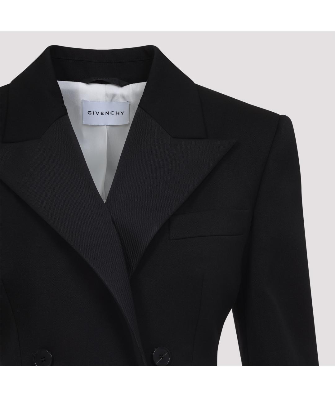 GIVENCHY Черный шерстяной жакет/пиджак, фото 4