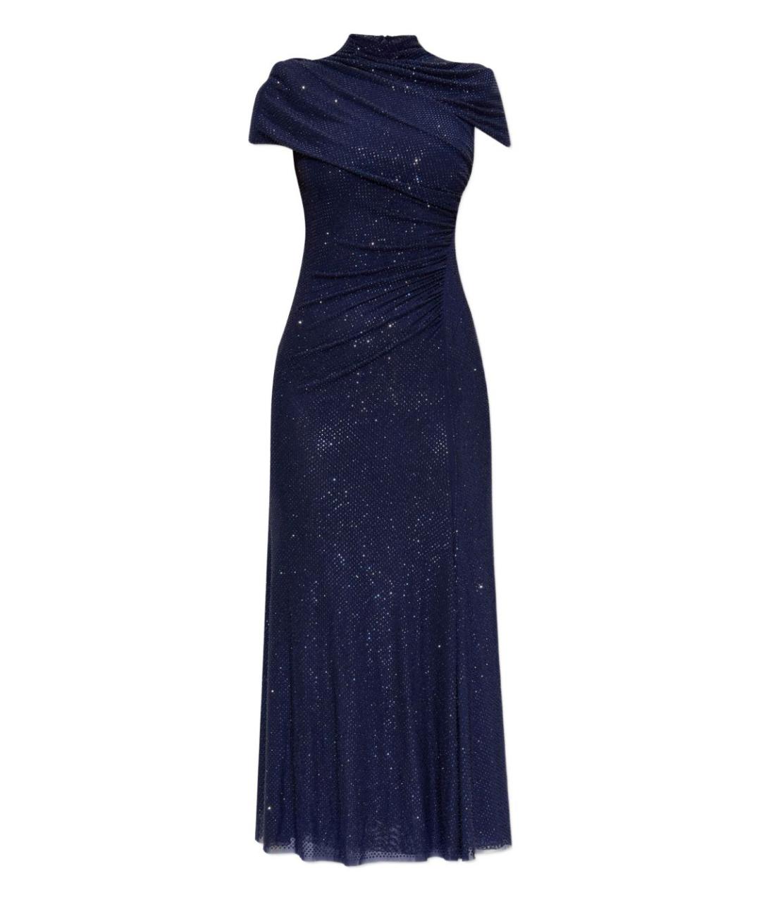 SELF-PORTRAIT Синее полиэстеровое коктейльное платье, фото 1