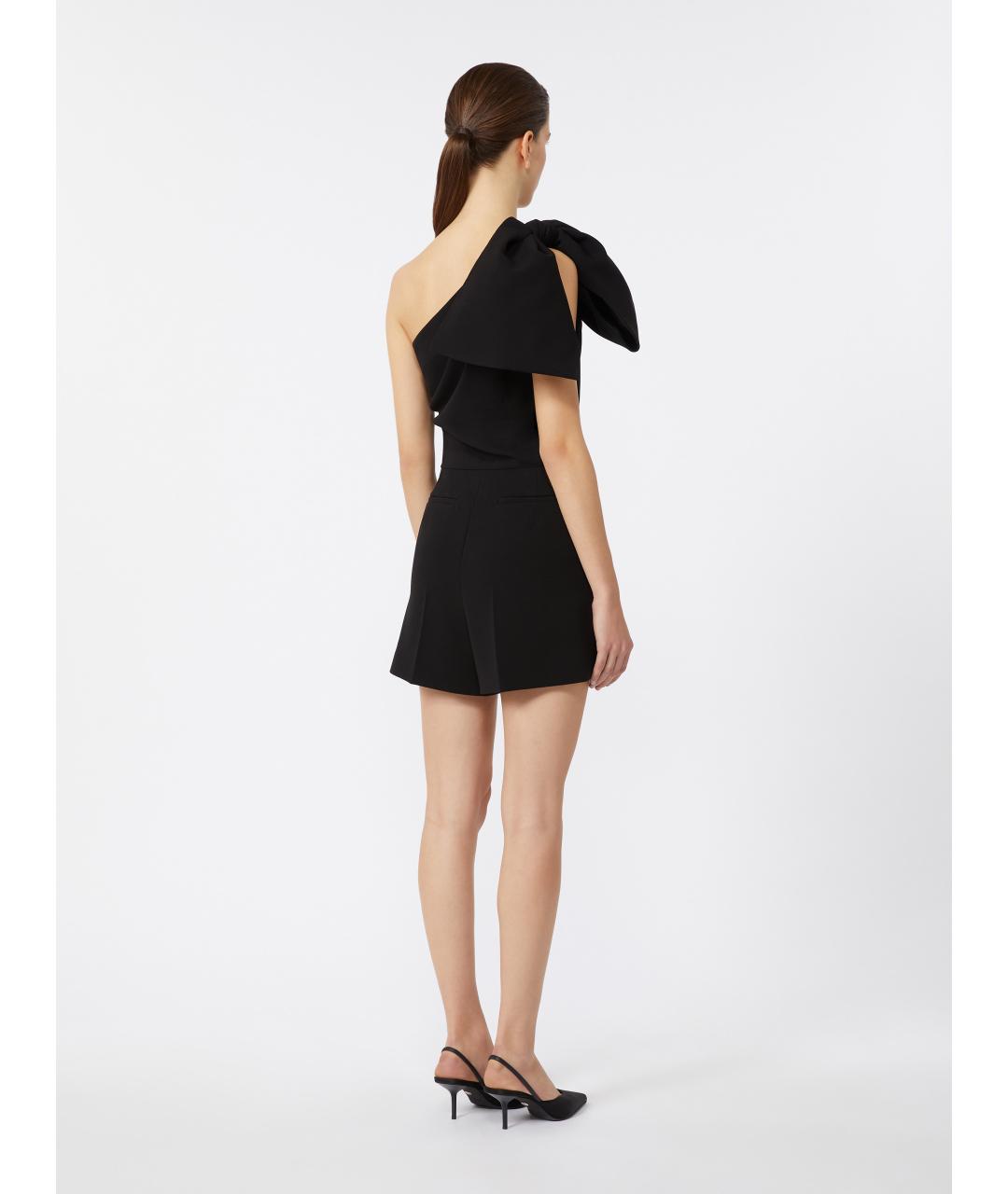 MAX MARA Черный ацетатный комбинезон, фото 4
