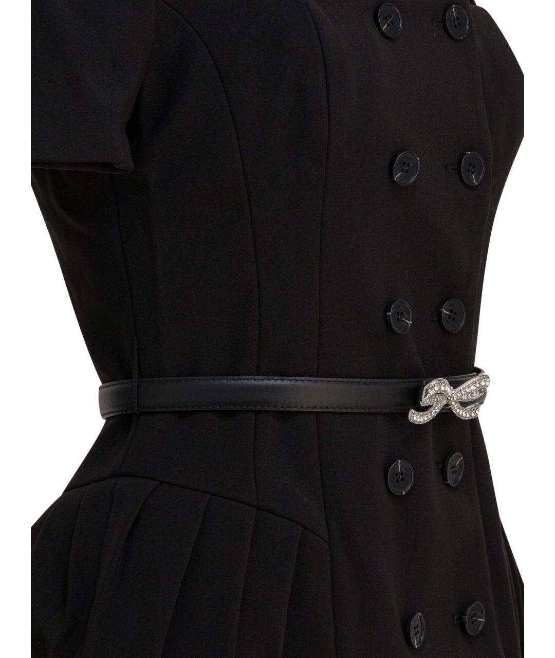 SELF-PORTRAIT Черное полиэстеровое вечернее платье, фото 4