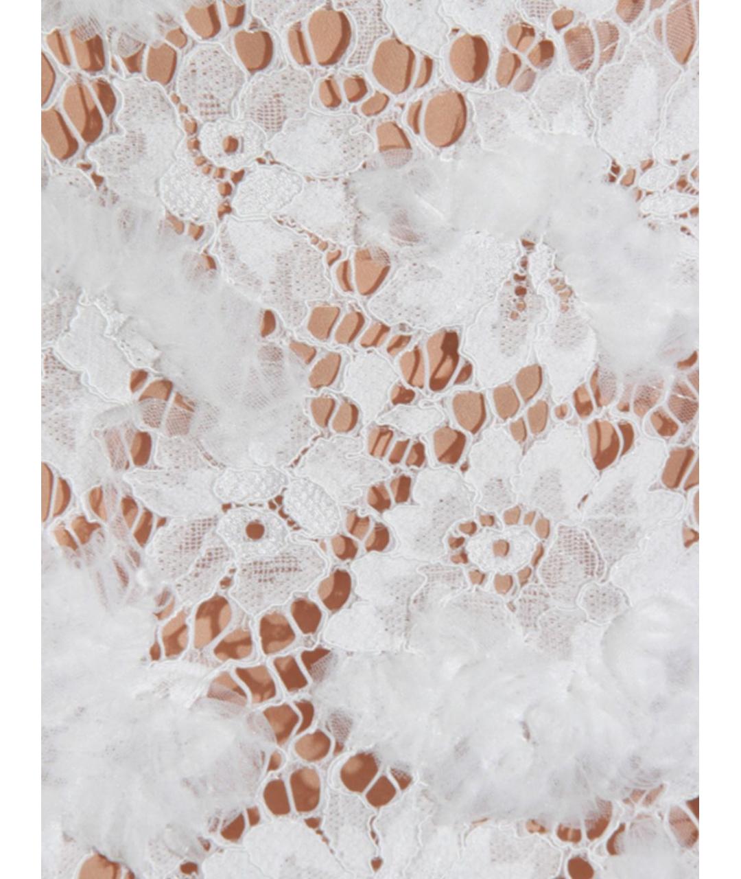 SELF-PORTRAIT Белое полиамидовое коктейльное платье, фото 3