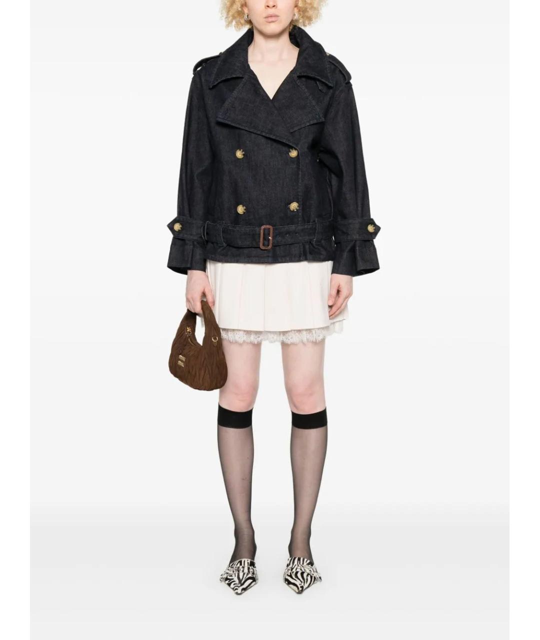 SELF-PORTRAIT Синяя хлопковая куртка, фото 2