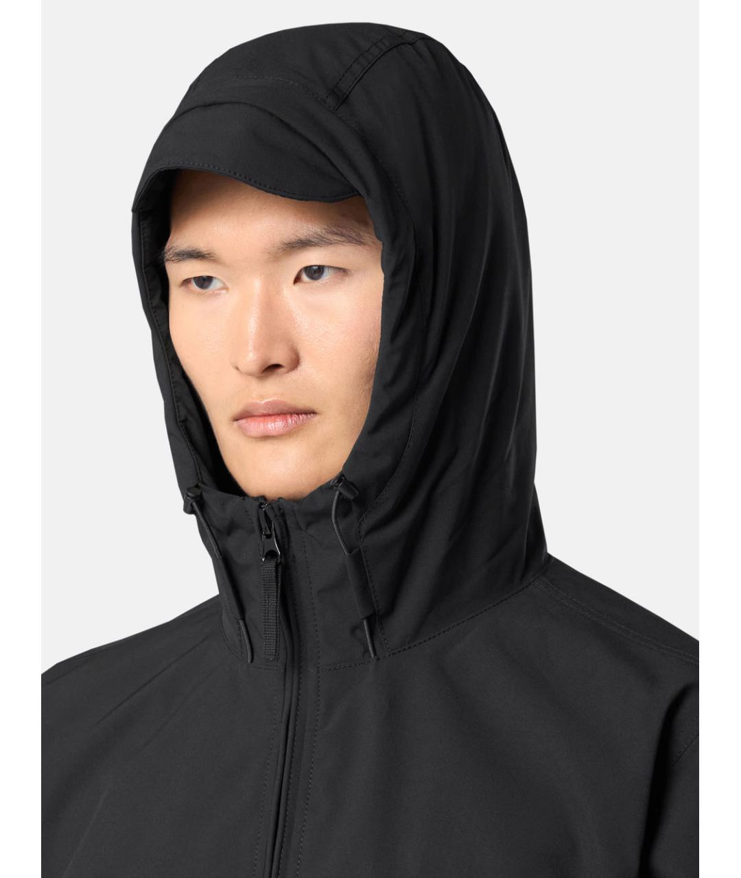 STONE ISLAND Черная полиэстеровая куртка, фото 5