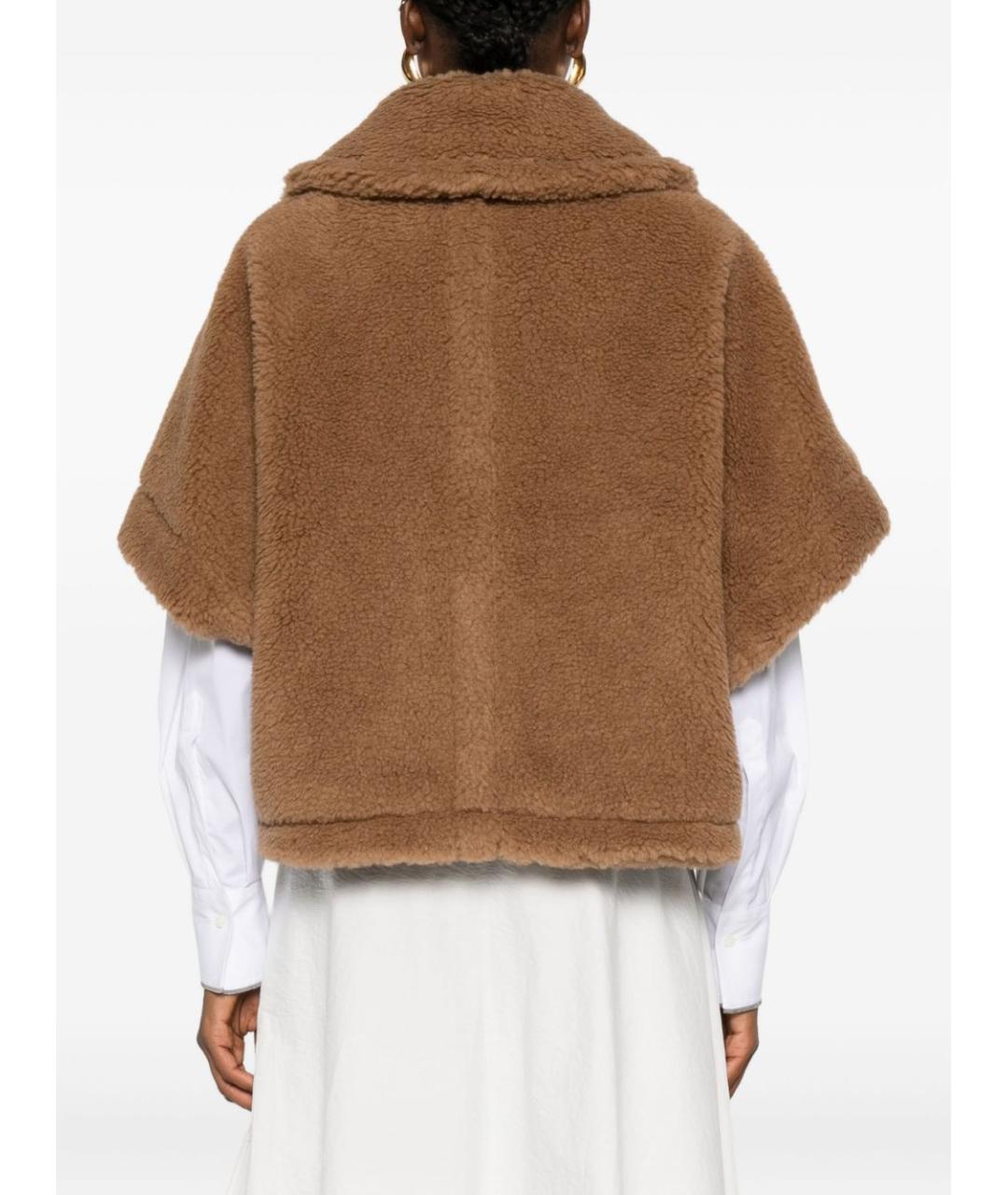 MAX MARA Коричневая шерстяная куртка, фото 4