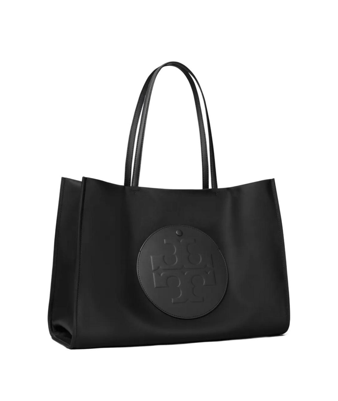 TORY BURCH Черная синтетическая сумка тоут, фото 4