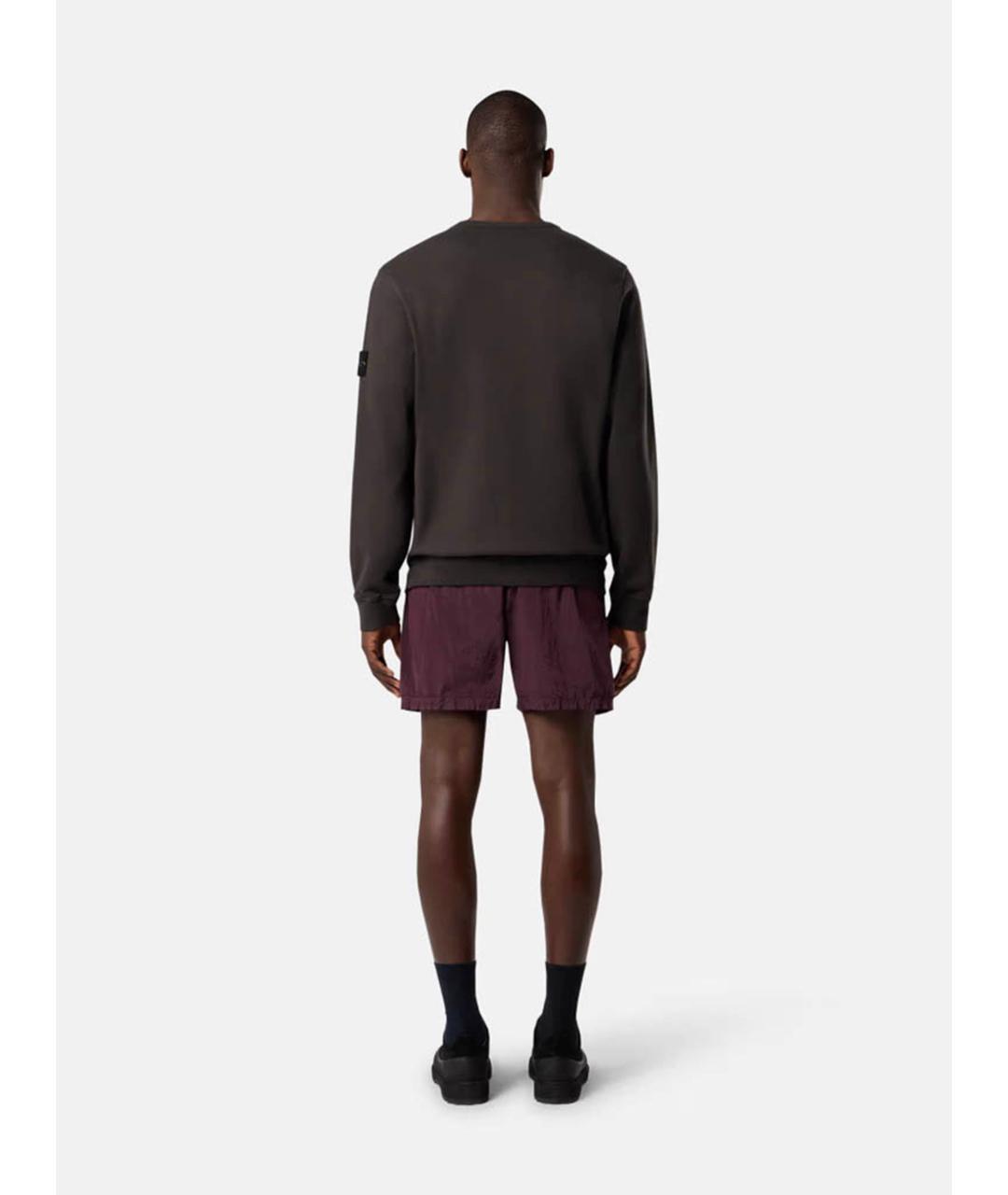 STONE ISLAND Серый хлопковый джемпер / свитер, фото 6