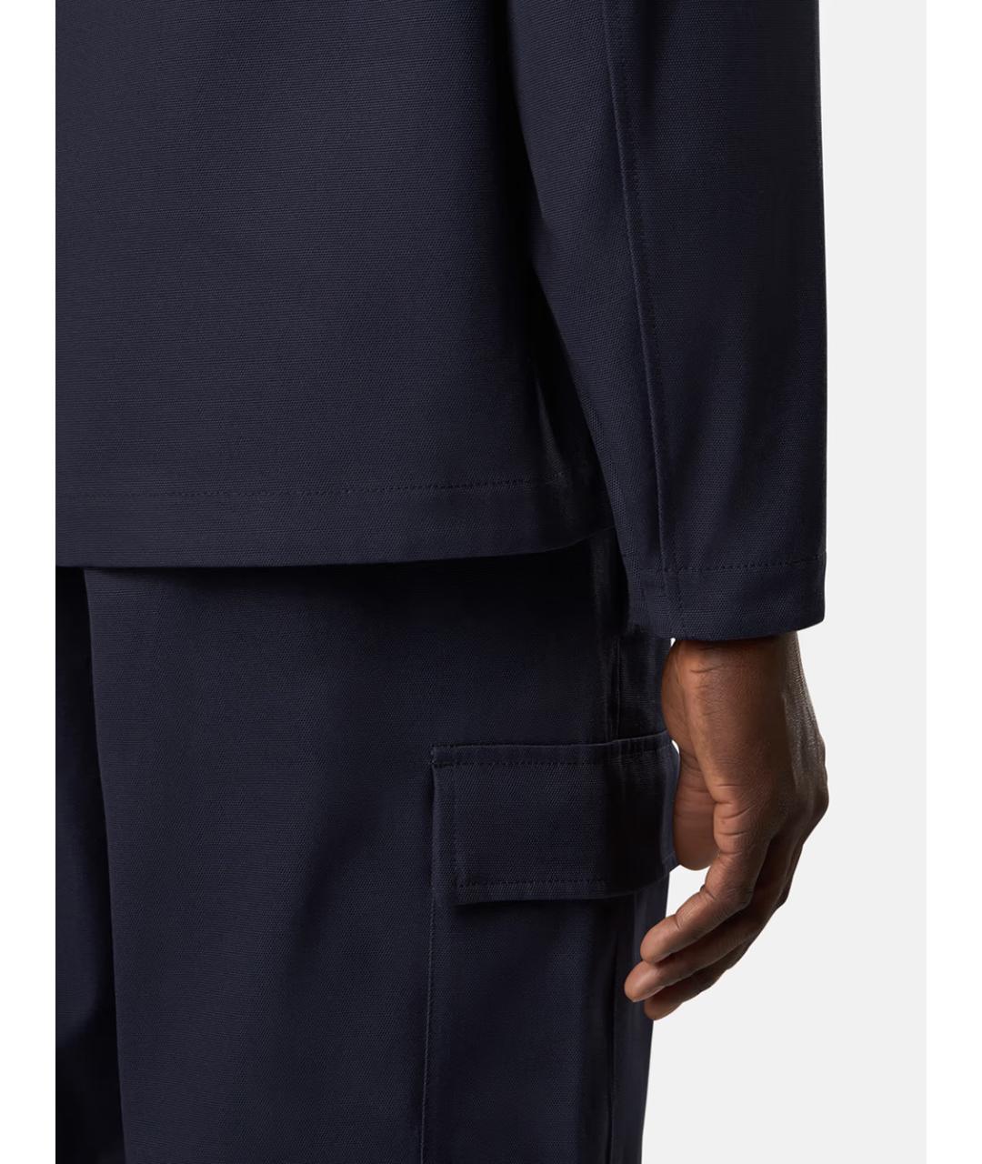 STONE ISLAND Синяя хлопковая куртка, фото 4