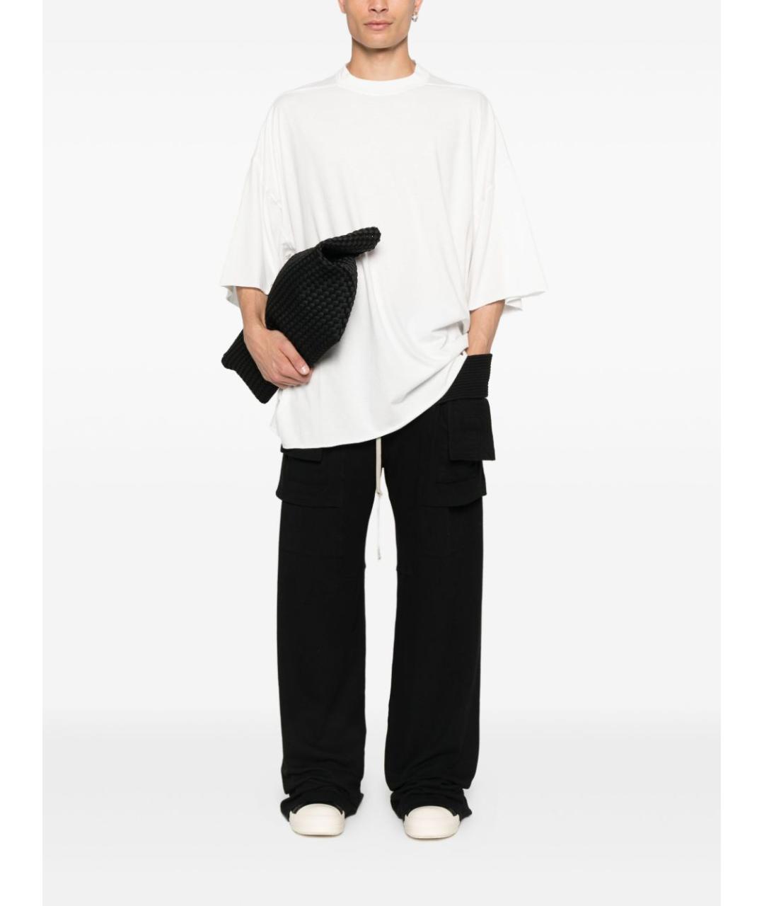 RICK OWENS DRKSHDW Черные хлопковые повседневные брюки, фото 2