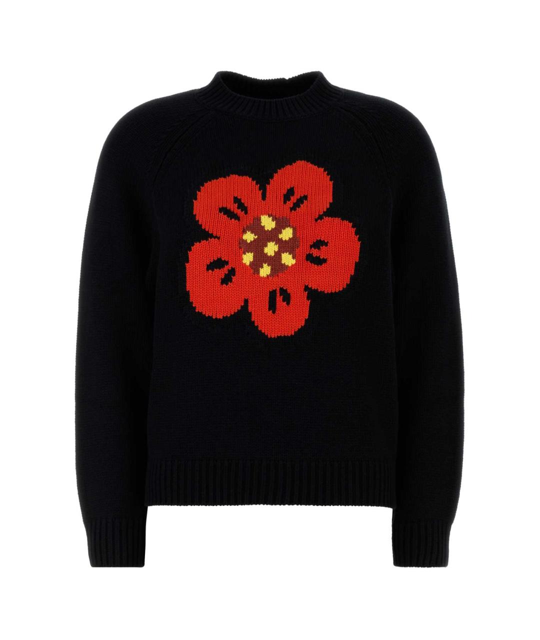 KENZO Черный хлопковый джемпер / свитер, фото 1