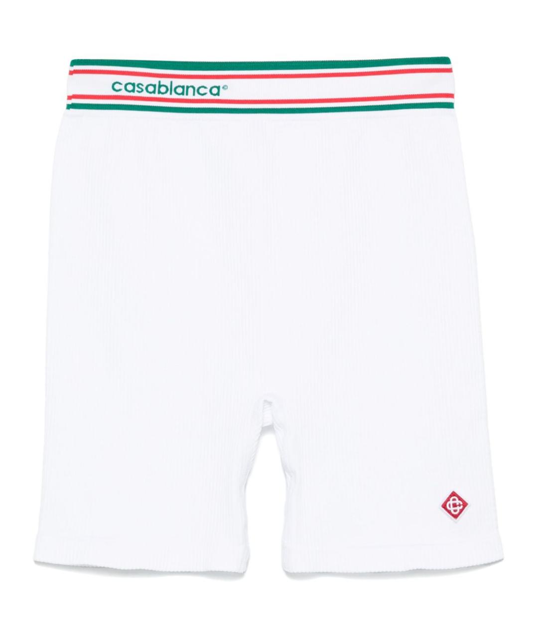 CASABLANCA Белые полиамидовые леггинсы и велосипедки, фото 1