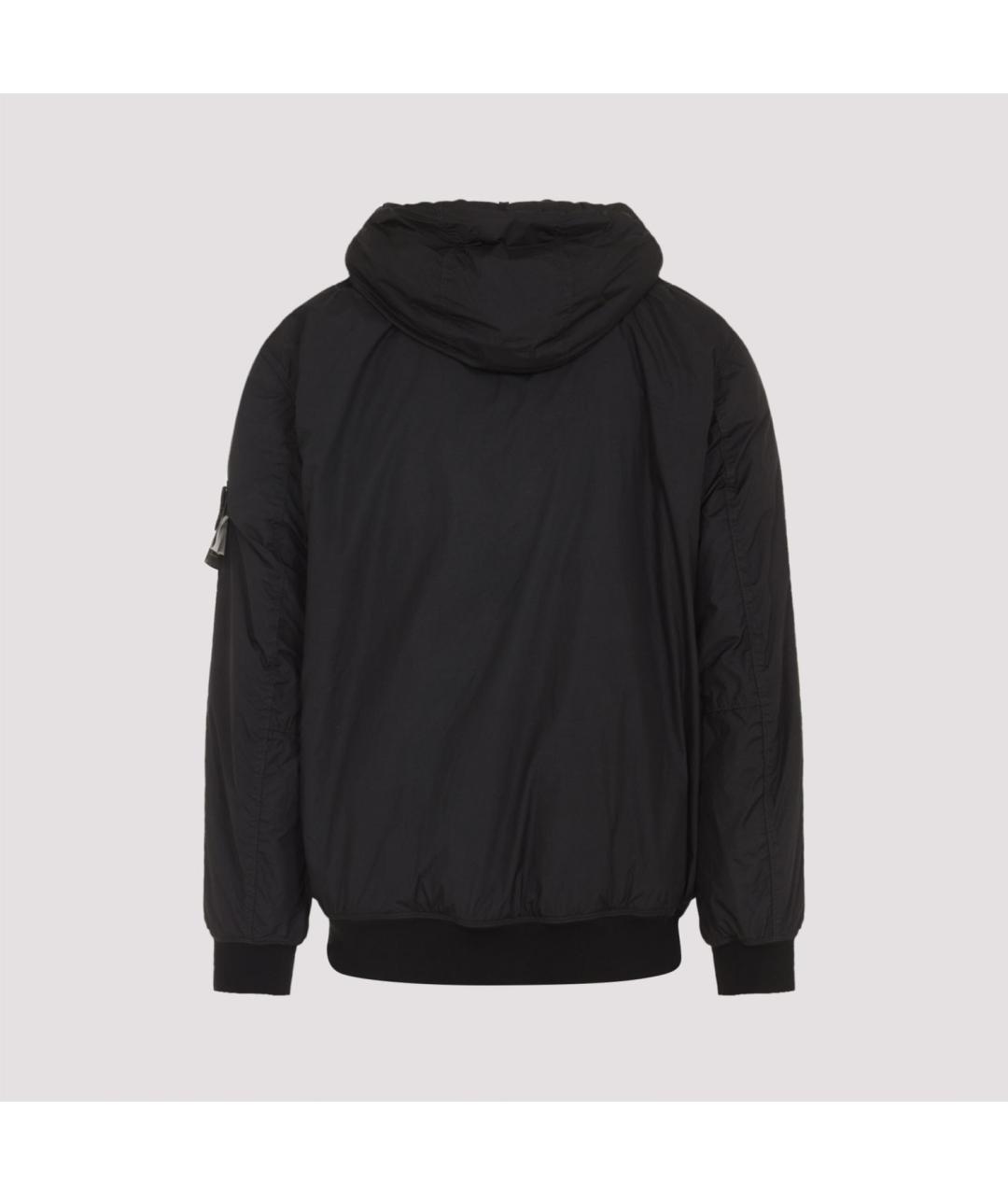 STONE ISLAND Черная полиамидовая куртка, фото 3