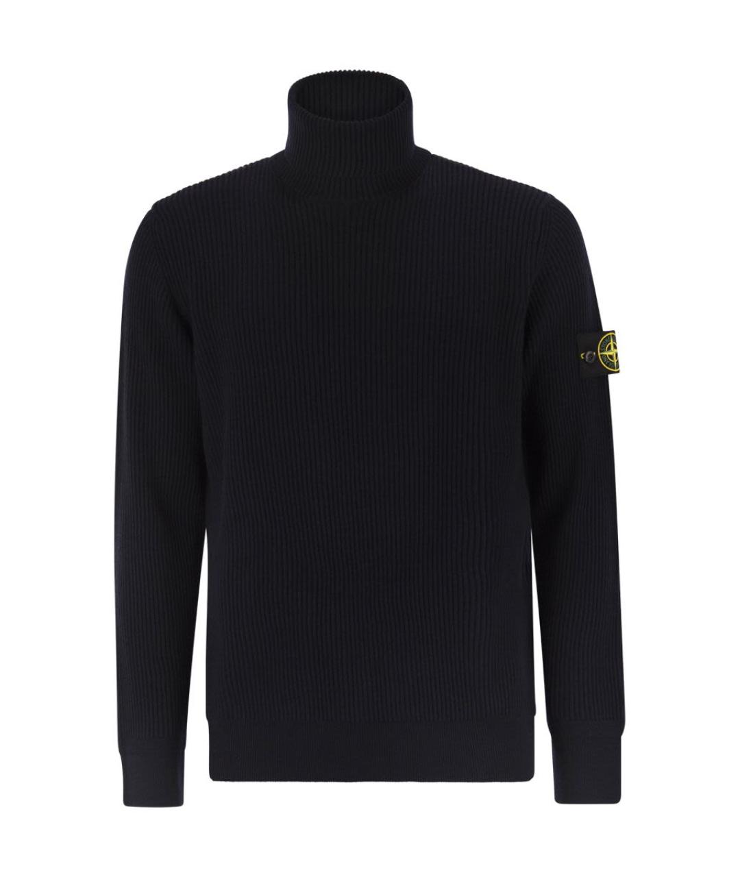 STONE ISLAND Синий шерстяной джемпер / свитер, фото 1