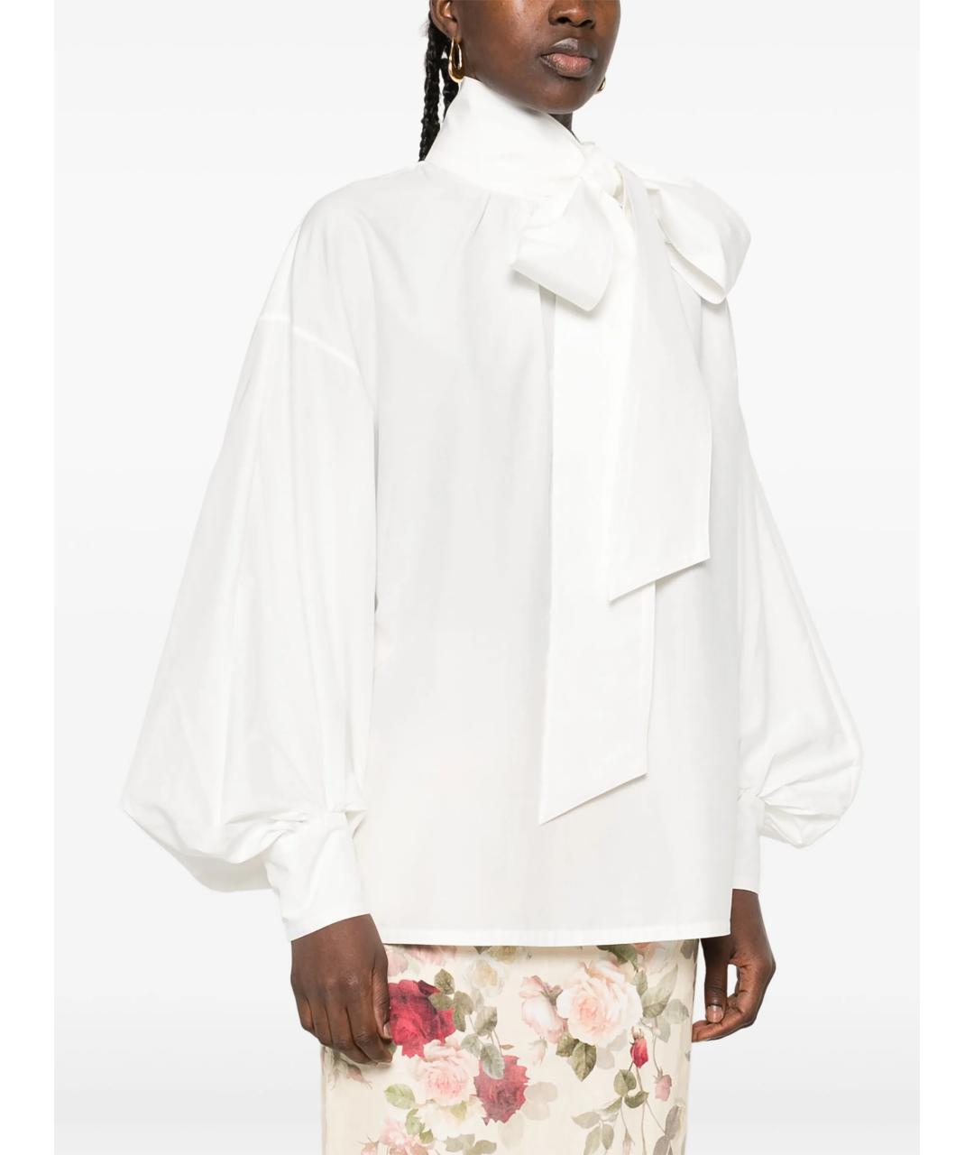 ZIMMERMANN Белая хлопковая блузы, фото 3