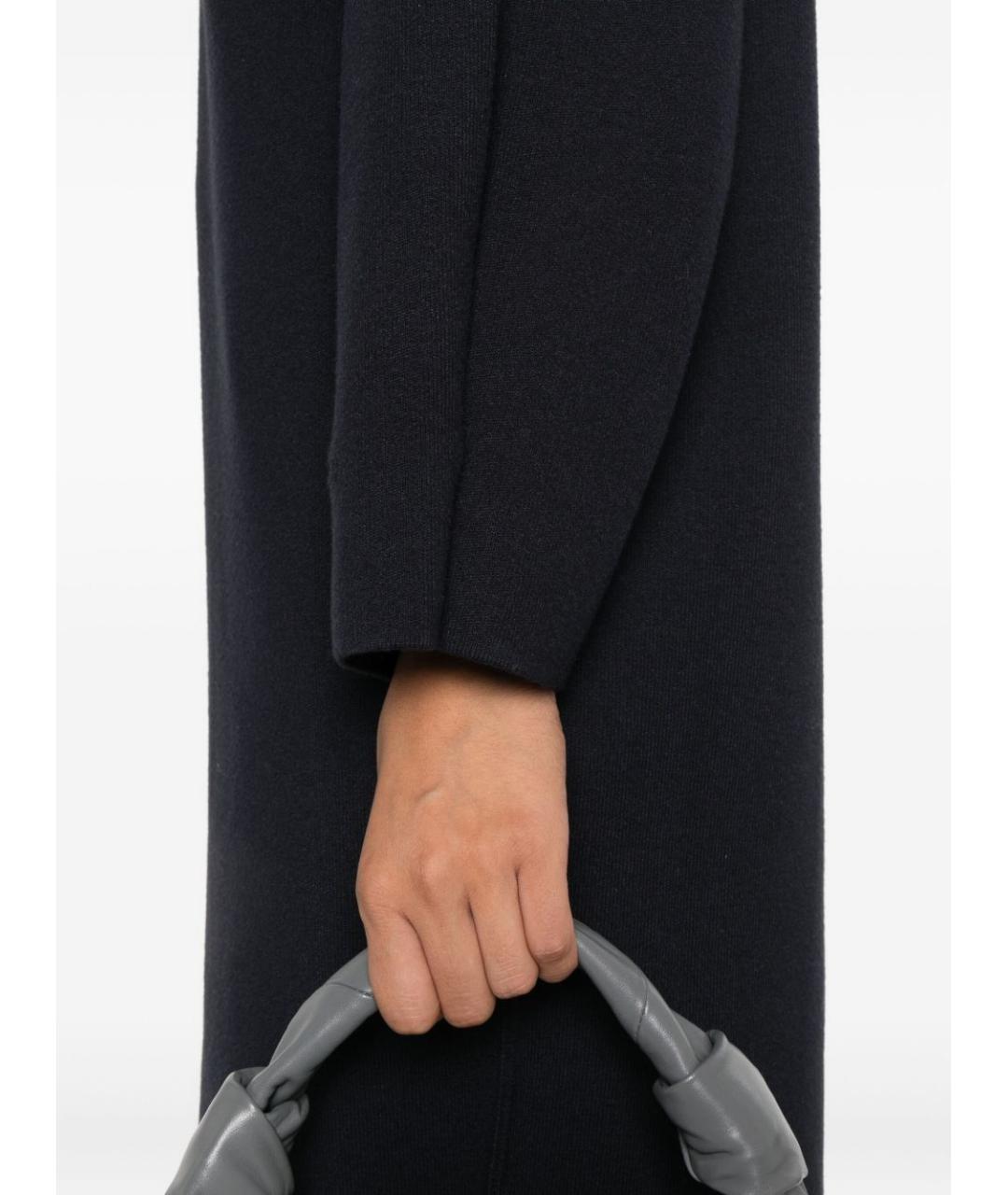 MAX MARA Черное вискозное повседневное платье, фото 5