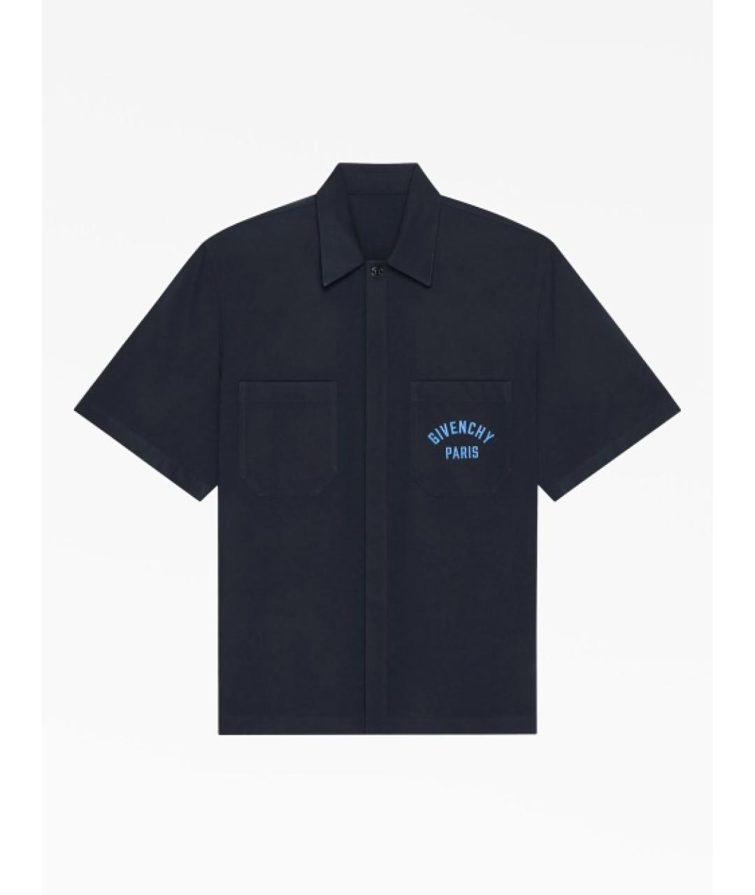 GIVENCHY Черная хлопковая кэжуал рубашка, фото 6