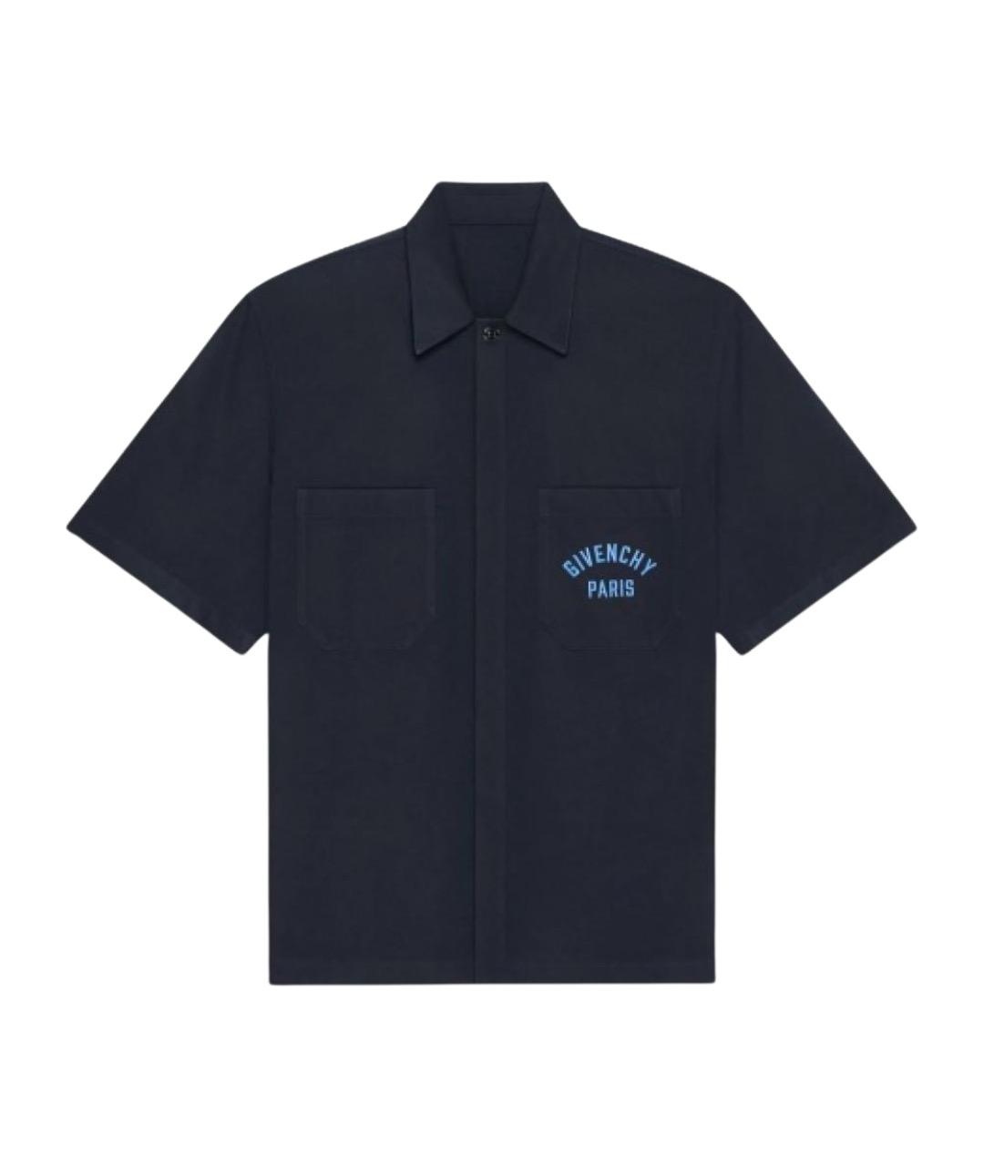 GIVENCHY Черная хлопковая кэжуал рубашка, фото 1