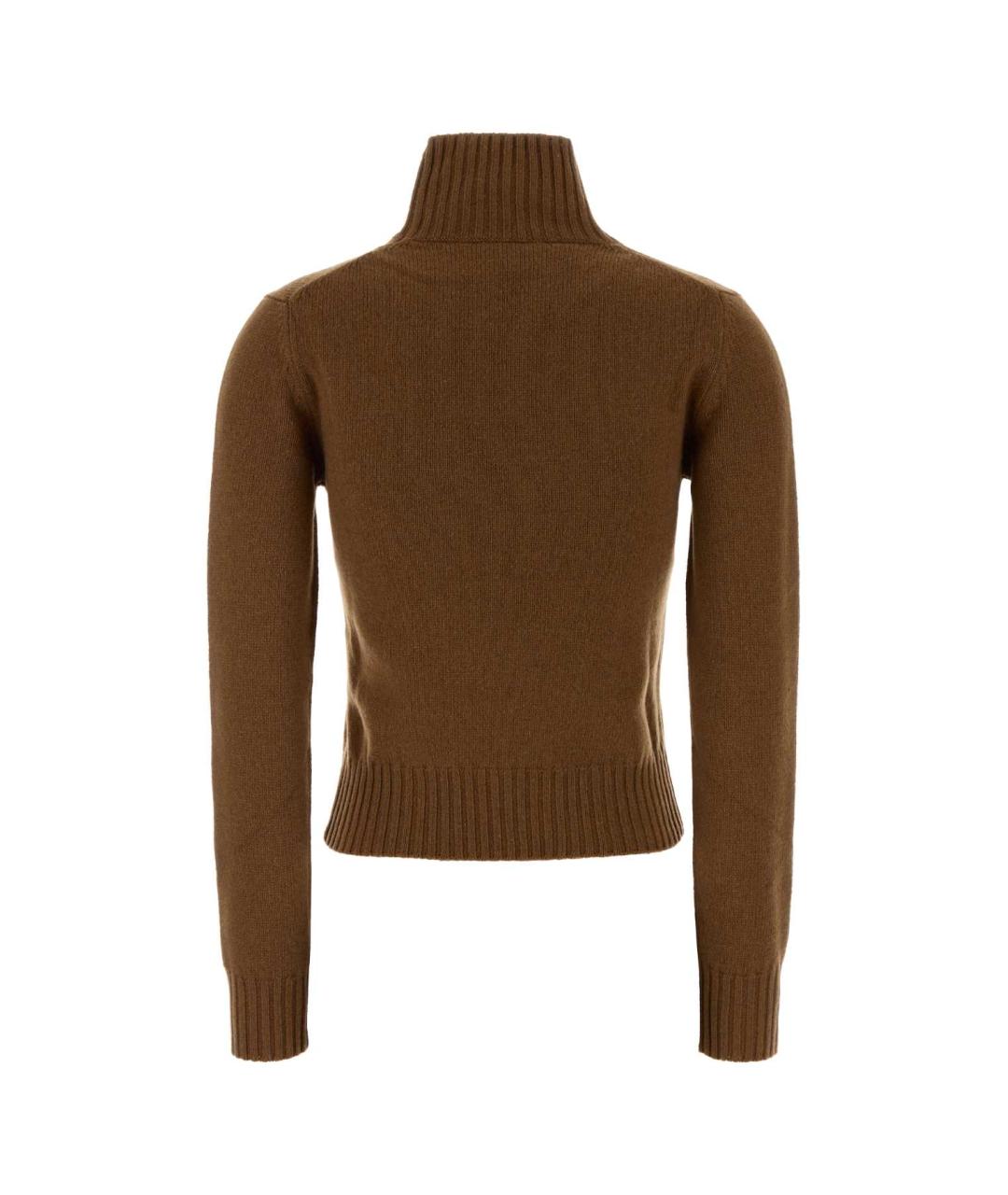 Ami Paris Коричневый кашемировый джемпер / свитер, фото 2