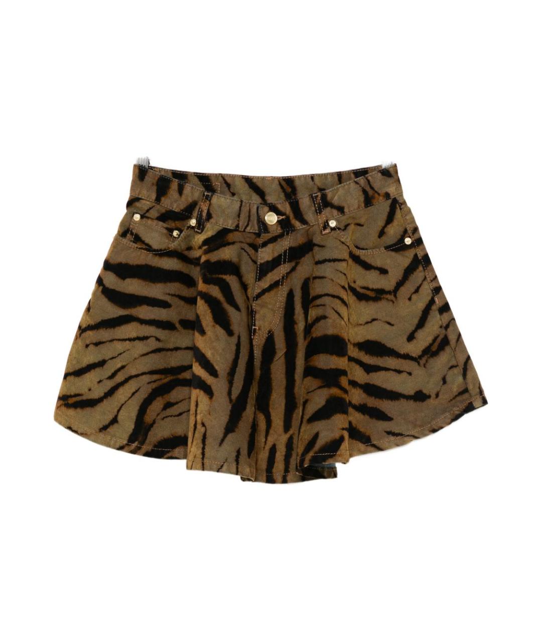 GANNI Мульти хлопковая юбка мини, фото 1