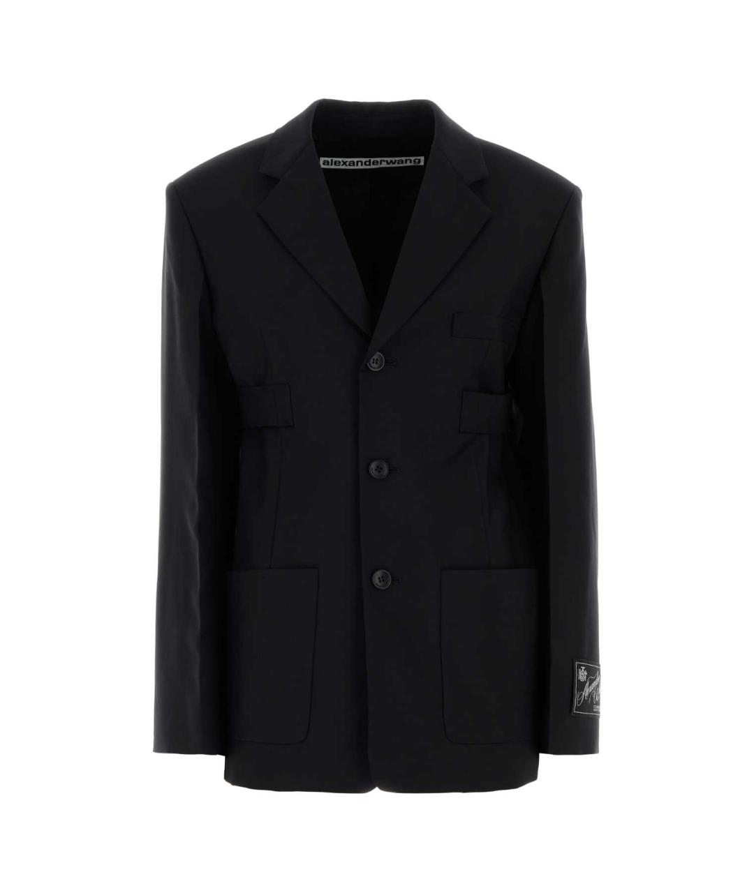 ALEXANDER WANG Черный шерстяной жакет/пиджак, фото 1
