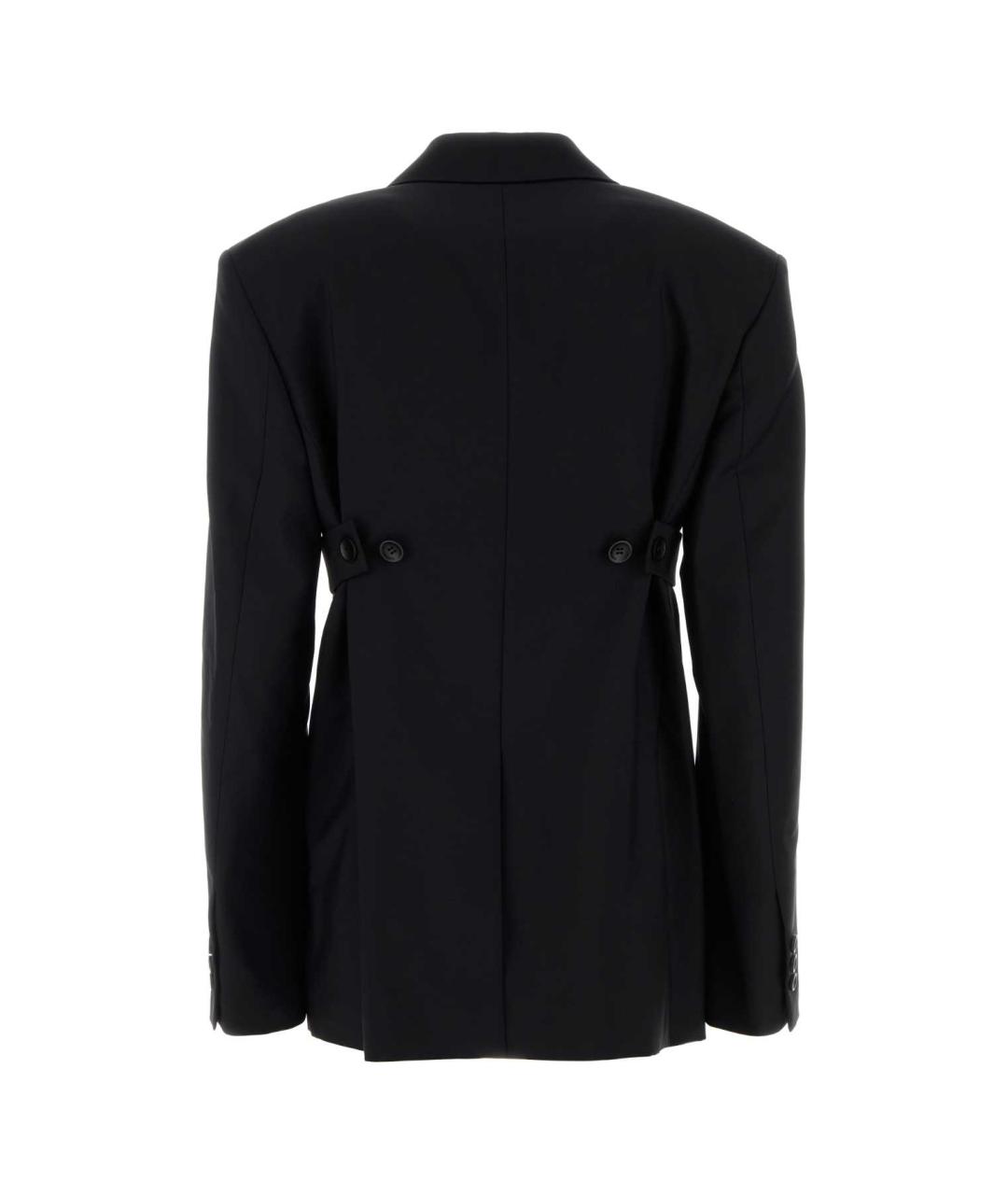 ALEXANDER WANG Черный шерстяной жакет/пиджак, фото 2