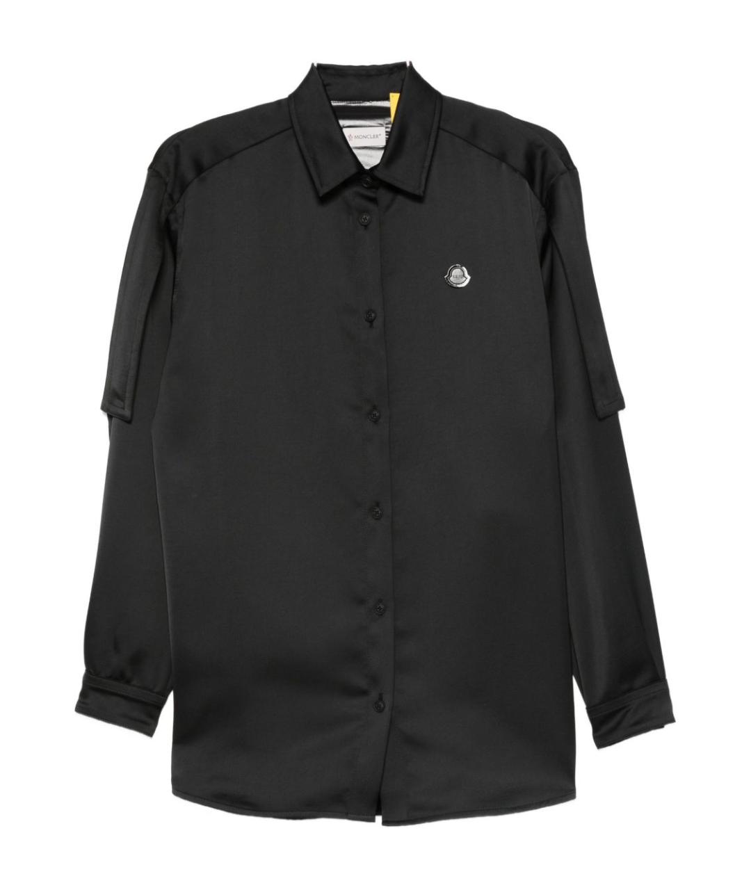 MONCLER Черная полиэстеровая рубашка, фото 1